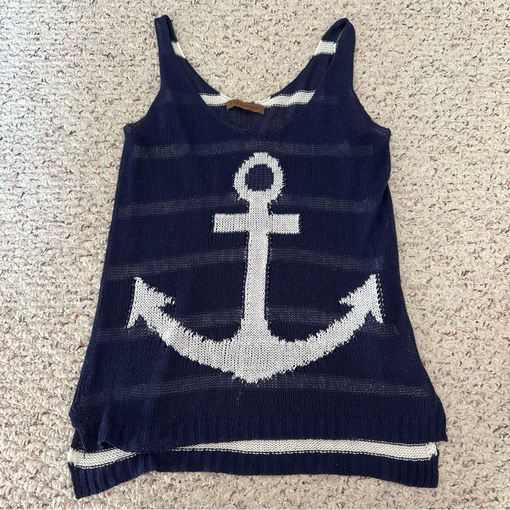 The Classic Vintage Anchor Top